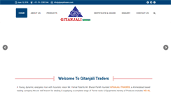 Desktop Screenshot of gitanjalitraders.com