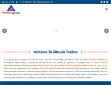 Tablet Screenshot of gitanjalitraders.com